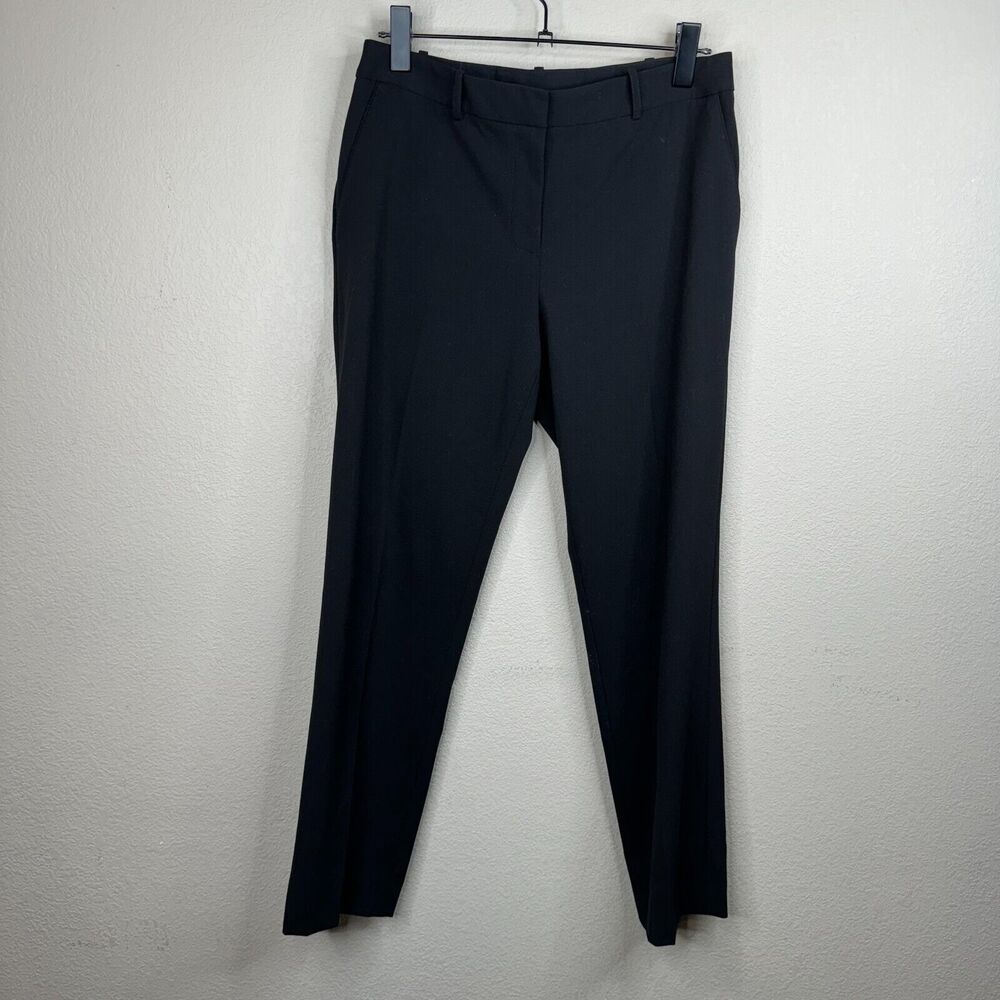 Unbranded Women High‎ Rise Ankle Dress Pant Tapered Leg Black 6 Y2K